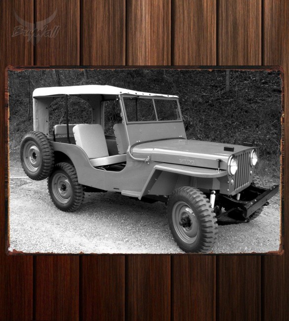 Металлическая табличка Jeep CJ-2A Металлическая табличка Jeep CJ-2A